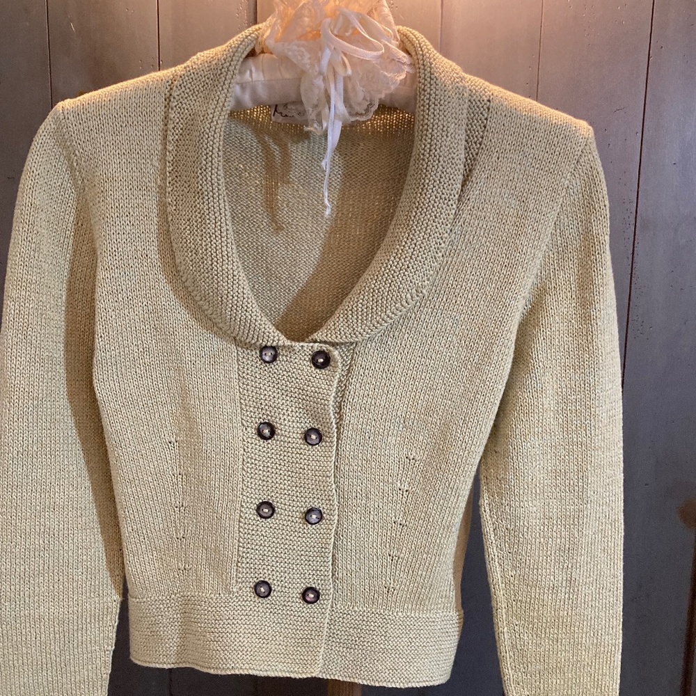 A MUST HAVE ~ Marion Foale Unique & Stylish Cotton Sweater!